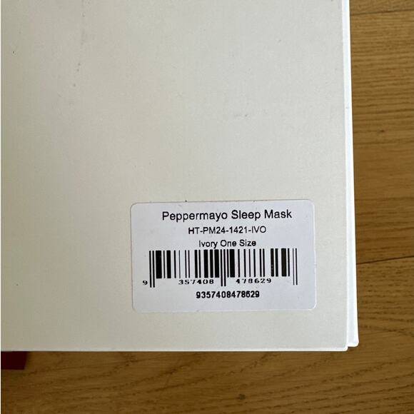 Peppermayo - Pillowcase Set & Sleepmask in Ivory - Picture 4 of 4